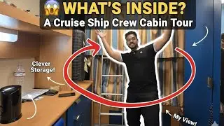 😲 WHAT'S INSIDE? A Cruise Ship Crew Cabin Tour (Shop Worker Life) . Kaisa Dikhta Hai Crew Cabin