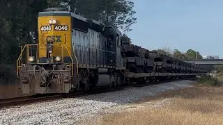 CSX L758 Military load 10:01 AM