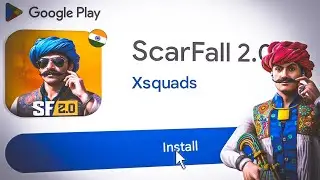 BGMI Fan Tries Scarfall 2.0 for the First Time 🔥 || scarfall 2.0 gameplay || 