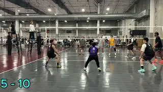 Minnie Volleyball Tourney 12-26-2025: Disbanded v Kiss My Ace Match 1 Set 1 Pool Play