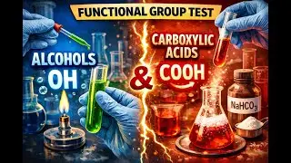 Functional Group Test  Alcohols & Carboxylic Acids  Organic Chemistry Lab