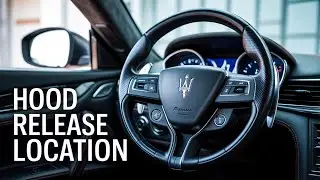 Maserati &ndash; Как открыть капот