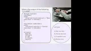Function Overriding in C++||Coding MCQ in C++||Programming Concepts#shorts #study #coding#techshorts