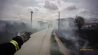 Incendio de interfaz - Urbano / Matorral. Yecla