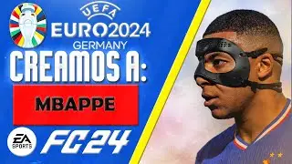 EA FC 24 KYLIAN MBAPPE MASK FACE CLUBES PRO PRO CLUBS LOOKALIKE CREATION FACE MBAPPE MASKED