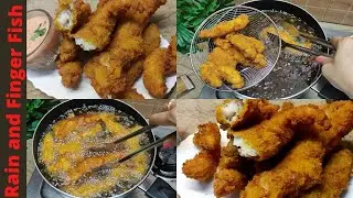 Finger Fish And Rain Combo Snack Recipe From HAFA Kitchen By Mrs.Iftikhar English Subtitles
