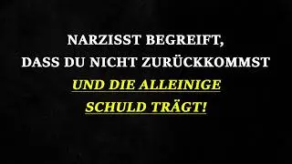 Der Moment, in dem der Narzisst versteht: Du kehrst nicht zurück und die Schuld liegt bei ihm