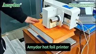 Amydor Paper Bag Foil Printer for custom luxury paper bags!
