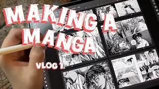Making my manga! | Vlog 1.