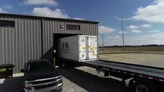 Delivery of Refrigerated Container.