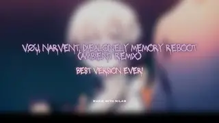 v&oslash;j, narvent, diealonely memory reboot (ambient remix) best version ever! (4K MUSIC VIDEO)