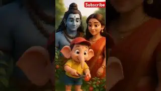 Ganesha Harvesting Tomatoes | Shiva & Parvathi Gardening Fun! #ganesh #shiva #parvati #homegardening
