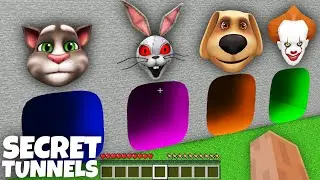 IF YOU CHOOSE THE WRONG WAY, YOU DIE!  Minecraft TALKING BEN TOM ANGELA PENNYWISE MINION HUGGY WUGGY