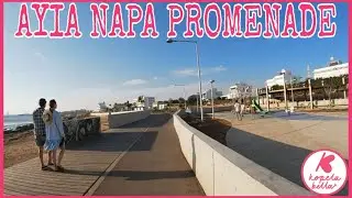 Ayia Napa Promenade || Beach Walk || Cyprus Tourist Spots