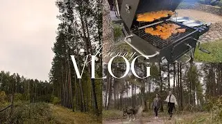 JESIENNY VLOG | weekend w lesie, grill