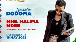 🔴#EXCLUSIVE INTERVIEW na MHE. HALIMA MDEE Kwenye KIPINDI cha GOODMORNING DODOMA.