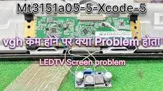 #32T8010HD#￼ Display problem#VGH low voltage#problem in Display#problemfull solution#mt3151a05-￼5-xc