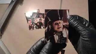 Retro Batman returns trading cards opening #batman #batmanreturns #timburton #toppscards