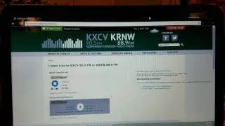 Justin's first on air radio moment