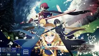 【PS4】SWORD ART ONLINE Alicization Lycoris PS4 Dynamic Theme