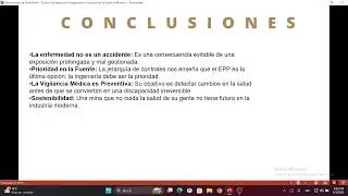 Control de Exposición Ocupacional y Vigilancia de la Salud en Minería.