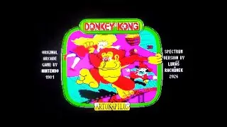 Donkey Kong на ZX Spectrum (Homebrew 2024)