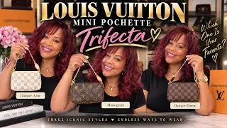 Louis Vuitton Mini Pochette Trifecta!  Is it worth $825? #louisvuitton #fashionbrand 