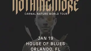 Nothing More - Carnal Nature World Tour live at The House of Blues Orlando on 1/19/26