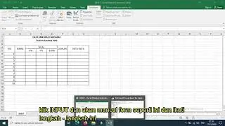 TUTORIAL MEMBUAT APLIKASI INPUT DATA MENGGUNAKAN MS. EXCEL