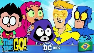 O Melhor do Besouro Azul e do Gladiador Dourado! | Teen Titans Go! em Português 🇧🇷 | @DCKidsBrasil