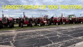 Largest gathering of IH 1206 tractors. 2025 Half Century of Progress show in Rantoul, IL