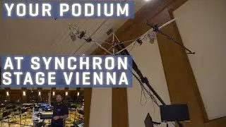 VSL Big Bang Orchestra: Our recording situation from the conductor's podium - check out those mics!!