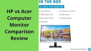 HP vs Acer Computer Monitor Comparison Review