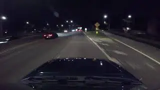 Cross Island Parkway at night, Queens - Driving NYC pov