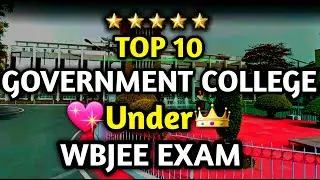 Top 10🔥 Government Engineering Colleges under WBJEE | WBJEE Exam 2023 | Placements | Cutoffs