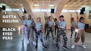 BLACK EYED PEAS - I GOTTA FEELNG - KIDS DANCE CHOREOGRAPHY BY ILANA. Hip Hop Kids Dance Class Video.