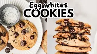 Egg White Chocolate Chip Cookies | Easy Recipe with Leftover Egg Whites