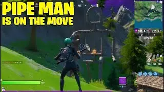 Fortnite map changes.Pipeman is on the move - midas's Gold chair stolen