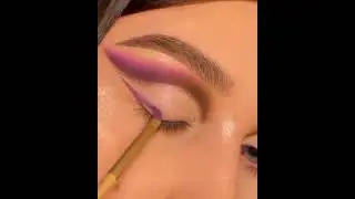Purple floating liner makeup tutorial 😍 #shorts #Dustukuku