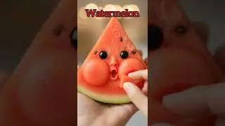 Satisfying AI Fruit Eating ASMR 🍎🍓 | Realistic AI Animation