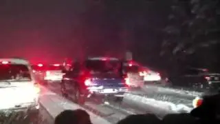 Dulles toll road snow
