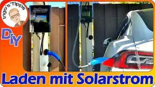 Solarstrom Laden PV & Wallbox OpenWB Installation Kabelf&uuml;hrung Halterung mit CNC Fr&auml;sen | IngosTipps