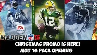 Открытие набора MUT 16 | Рождественская акция уже здесь! 99 очков Бо Джексона в целом!! Madden 16 Ultimate Team