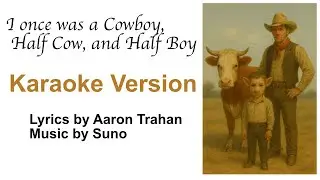 I once was a Cowboy, Half Cow, and Half Boy (Karaoke version)