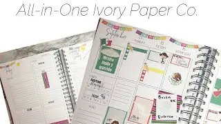 Ivory Paper Co. Monthly, Weekly, & Daily Planner | All In One | Plan With Me | September 13-18, 2020