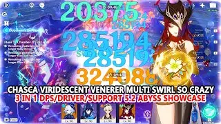 Chasca Viridescent Venerer Multi Swirl So Crazy - 3 in 1 DPS/Driver/Support 5.2 Abyss Showcase
