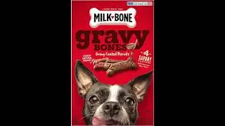 Milk-Bone Gravy Bones Dog Treats with Savory Meat Flavors,19 Ounce (Pack of 12) fast & free delivery