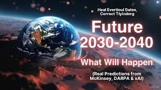 Future 2030&ndash;2040: What Will Happen (Real Predictions from McKinsey, DARPA & xAI) 🤯