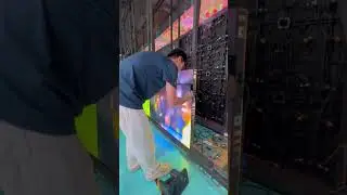 Simple maintenance. #LEDdisplay #LEDscreen #LEDmodule #LEDinstallation #uhled #ledwall
