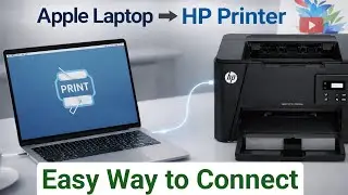 How to Connect MacBook with HP LaserJet Printer | Apple Laptop ko Printer se Kaise Jode